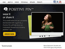 Tablet Screenshot of positivepin.com